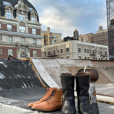 Iron Boots Type 1 in Maryam Natural Horsehide