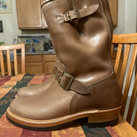 John Lofgren Wabash Engineer Boots in Natural