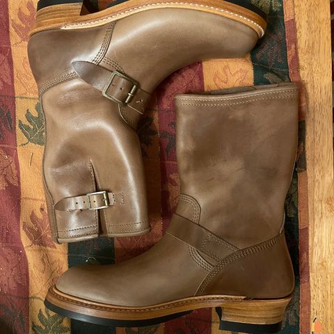 John Lofgren Wabash Engineer Boots in Natural