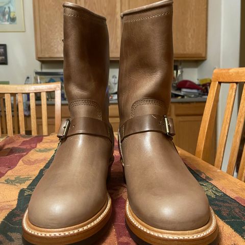 John Lofgren Wabash Engineer Boots in Natural