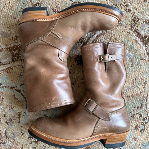 John Lofgren Wabash Engineer Boots in Natural