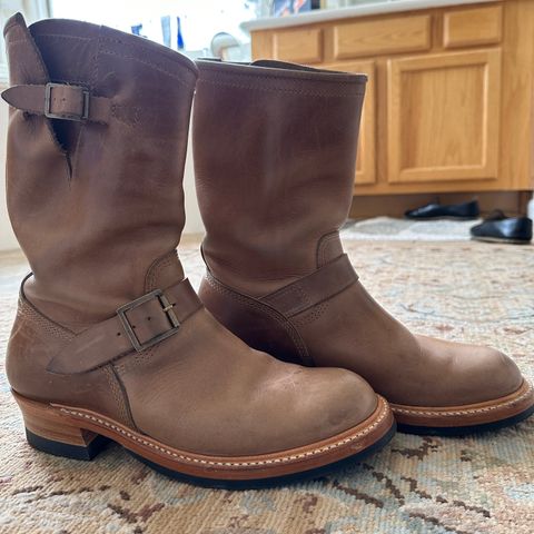 John Lofgren Wabash Engineer Boots in Natural
