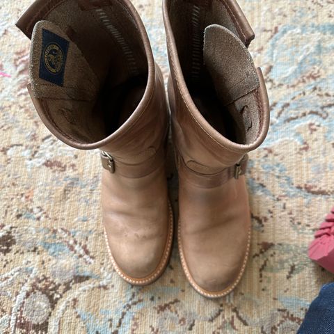 John Lofgren Wabash Engineer Boots in Natural