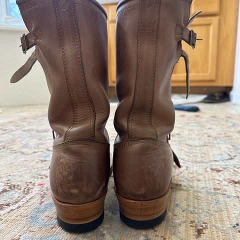 John Lofgren Wabash Engineer Boots in Natural