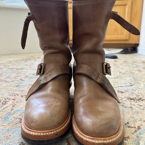 John Lofgren Wabash Engineer Boots in Natural