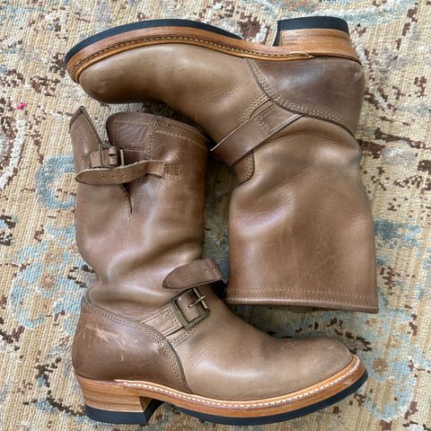 John Lofgren Wabash Engineer Boots in Natural