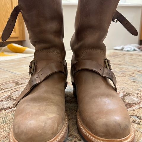 John Lofgren Wabash Engineer Boots in Natural