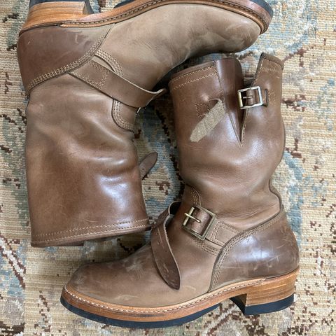 John Lofgren Wabash Engineer Boots in Natural