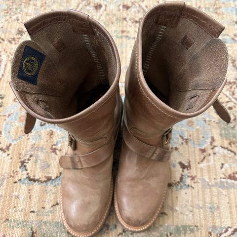 John Lofgren Wabash Engineer Boots in Natural