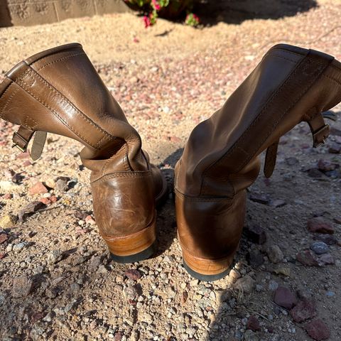 John Lofgren Wabash Engineer Boots in Natural
