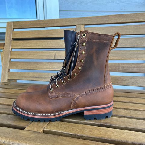 Nicks Overlander in Horween Orange Predator
