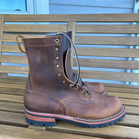 Nicks Overlander in Horween Orange Predator