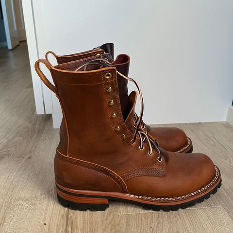 View photo of Nicks Overlander in Horween Orange Predator