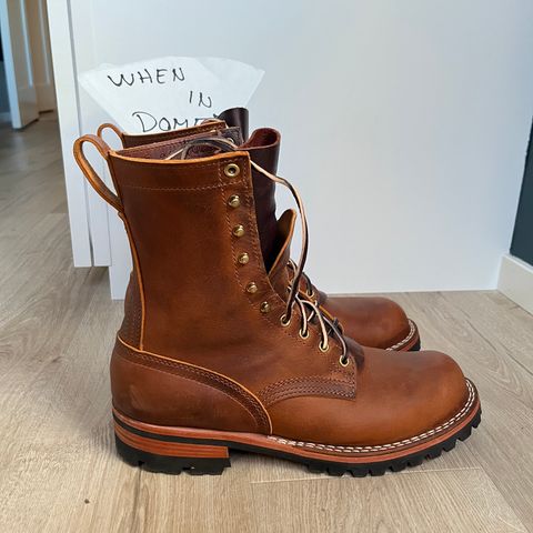 View photo of Nicks Overlander in Horween Orange Predator