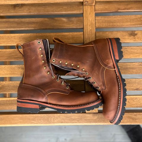 View photo of Nicks Overlander in Horween Orange Predator