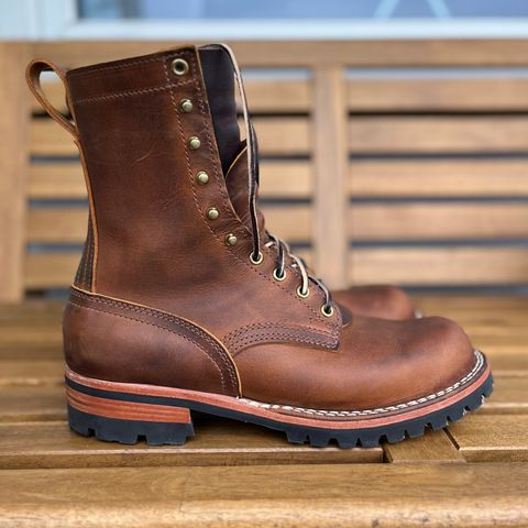 View photo of Nicks Overlander in Horween Orange Predator