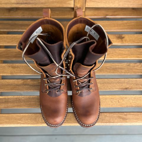 View photo of Nicks Overlander in Horween Orange Predator