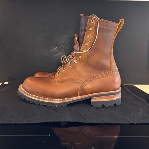 View photo of Nicks Overlander in Horween Orange Predator