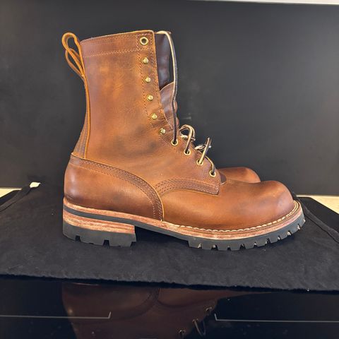 View photo of Nicks Overlander in Horween Orange Predator