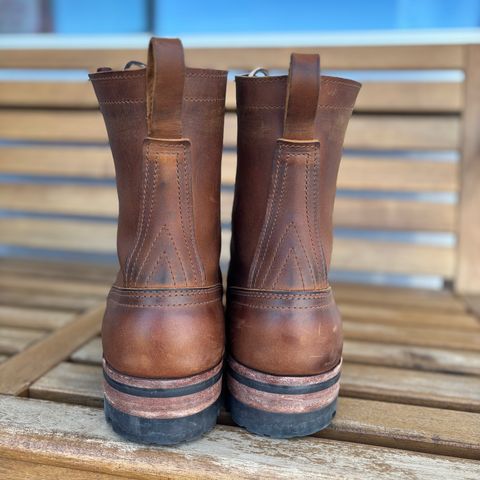Nicks Overlander in Horween Orange Predator