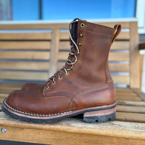 Nicks Overlander in Horween Orange Predator