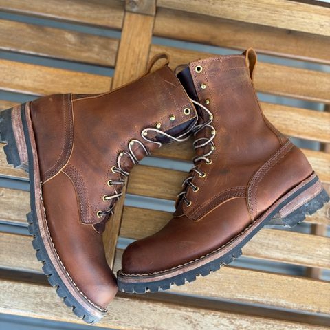 Nicks Overlander in Horween Orange Predator