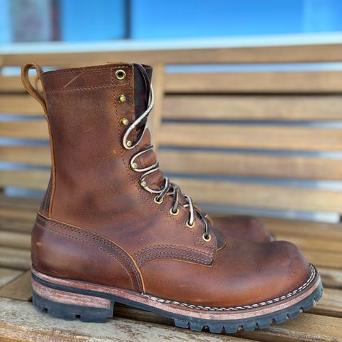 Nicks Overlander in Horween Orange Predator