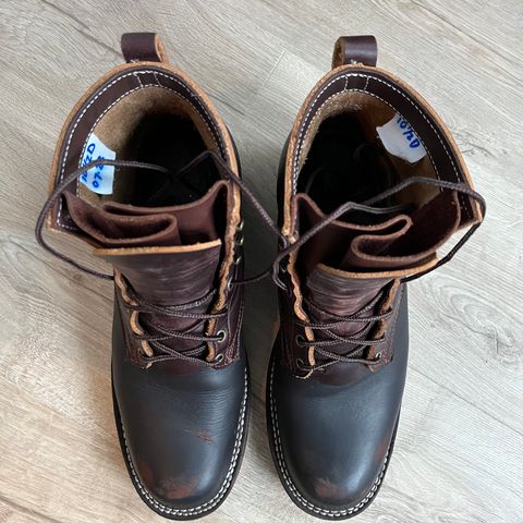 View photo of Frank's Boots Wilshire in Seidel Mocha Oil Tan