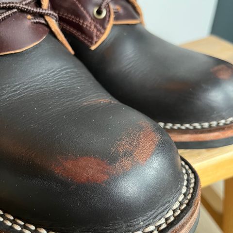 View photo of Frank's Boots Wilshire in Seidel Mocha Oil Tan