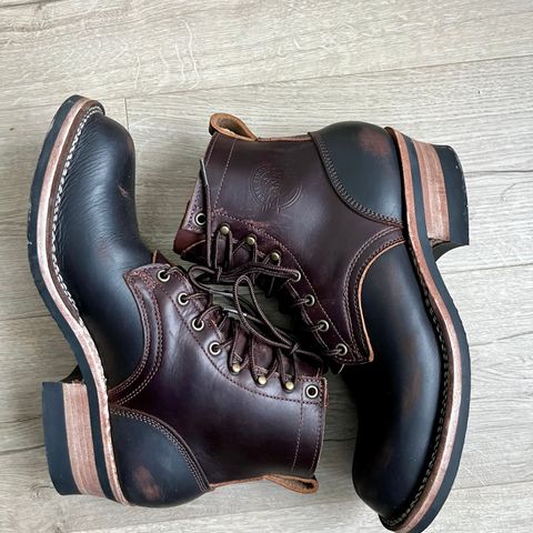 View photo of Frank's Boots Wilshire in Seidel Mocha Oil Tan