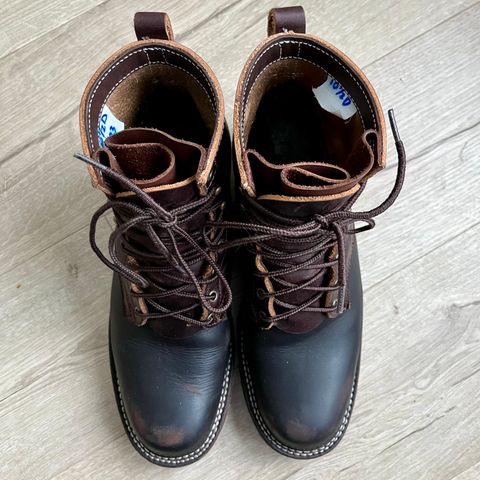 View photo of Frank's Boots Wilshire in Seidel Mocha Oil Tan