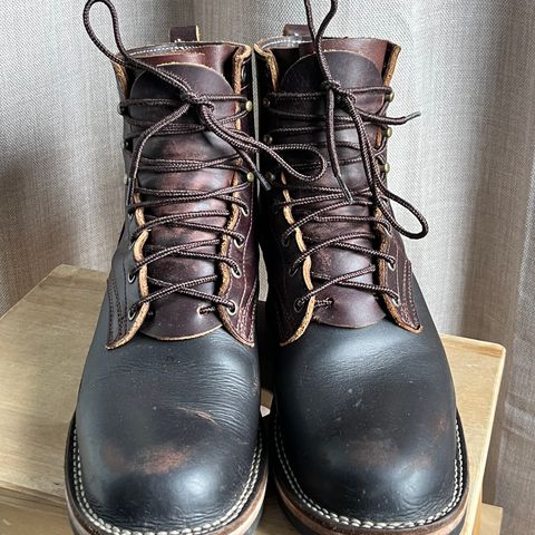 View photo of Frank's Boots Wilshire in Seidel Mocha Oil Tan