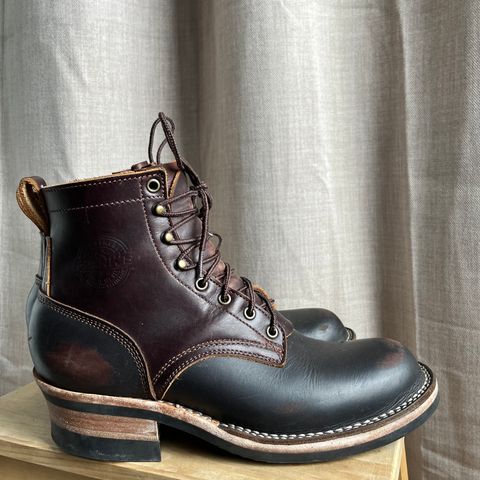 View photo of Frank's Boots Wilshire in Seidel Mocha Oil Tan