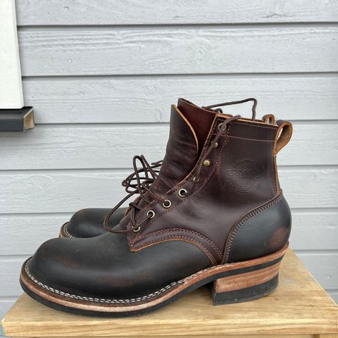 View photo of Frank's Boots Wilshire in Seidel Mocha Oil Tan