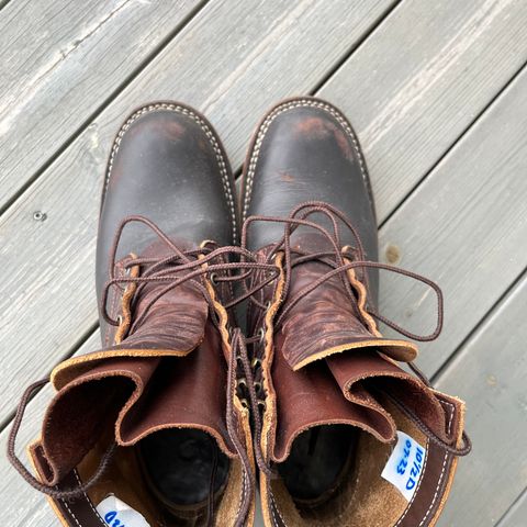 View photo of Frank's Boots Wilshire in Seidel Mocha Oil Tan