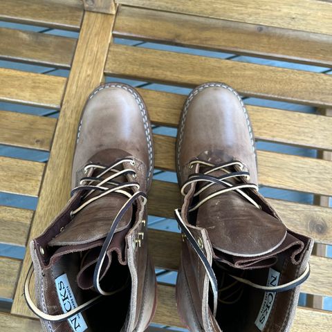 Nicks MTO in Horween Natural Chromexcel