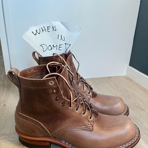 Nicks MTO in Horween Natural Chromexcel