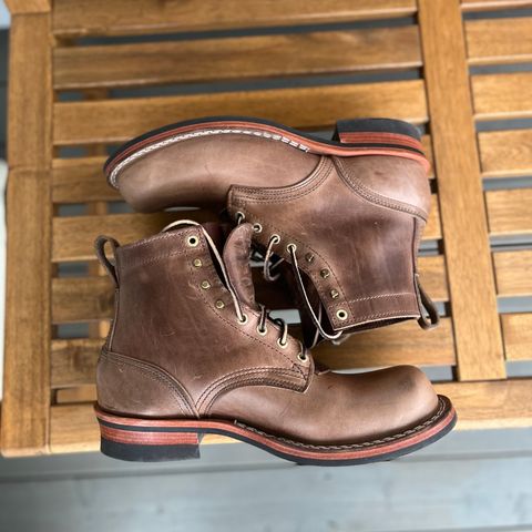 Nicks MTO in Horween Natural Chromexcel