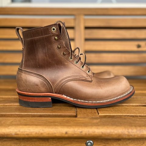 Nicks MTO in Horween Natural Chromexcel