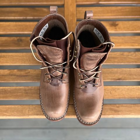 Nicks MTO in Horween Natural Chromexcel