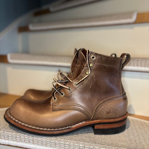 Nicks MTO in Horween Natural Chromexcel