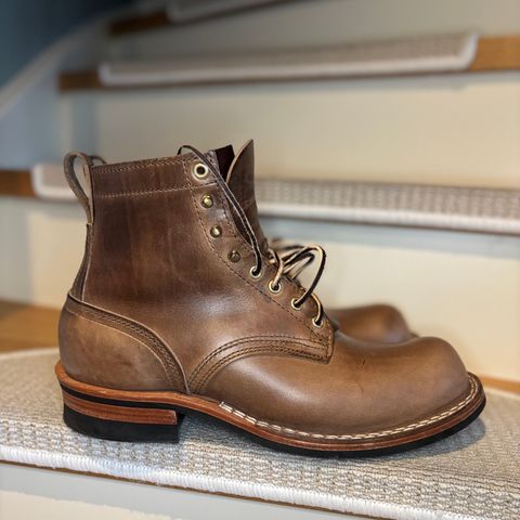 Nicks MTO in Horween Natural Chromexcel