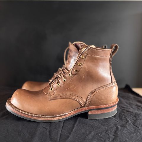 Nicks MTO in Horween Natural Chromexcel