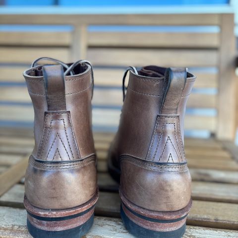 Nicks MTO in Horween Natural Chromexcel