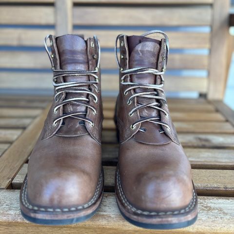 Nicks MTO in Horween Natural Chromexcel