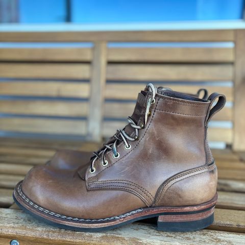 Nicks MTO in Horween Natural Chromexcel