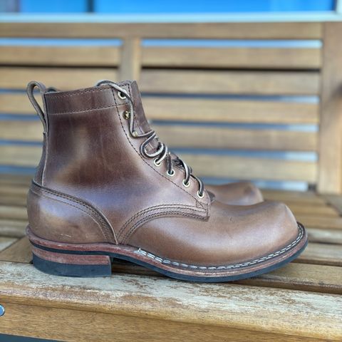 Nicks MTO in Horween Natural Chromexcel