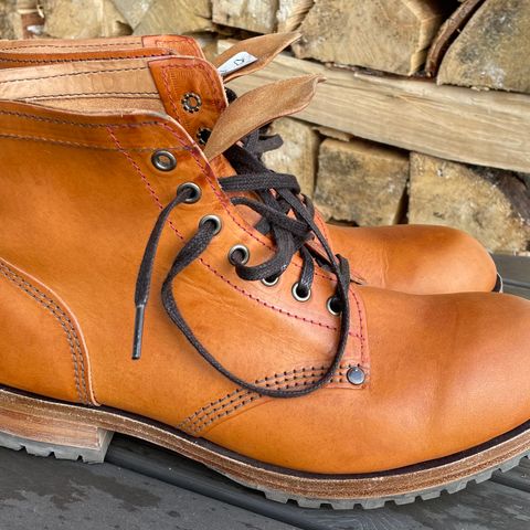 View photo of Dundas Footwear Type 01 in Badalassi Carlo Cognac Minerva