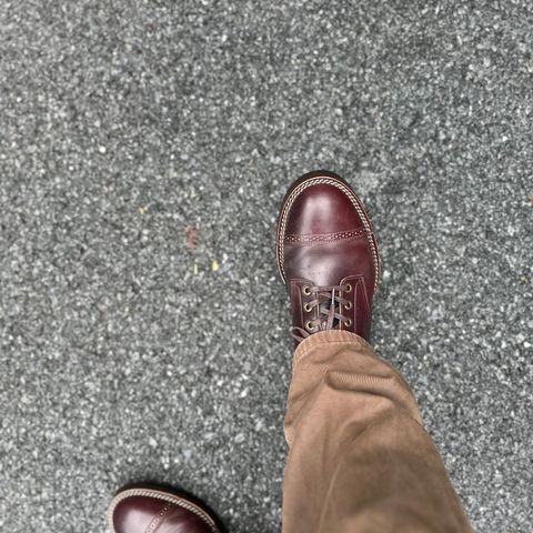 Onderhoud SVC03 Service Boot in Horween Color 8 Shell Cordovan & Wickett & Craig Black Milled Traditional Harness