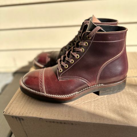 Onderhoud SVC03 Service Boot in Horween Color 8 Shell Cordovan & Wickett & Craig Black Milled Traditional Harness